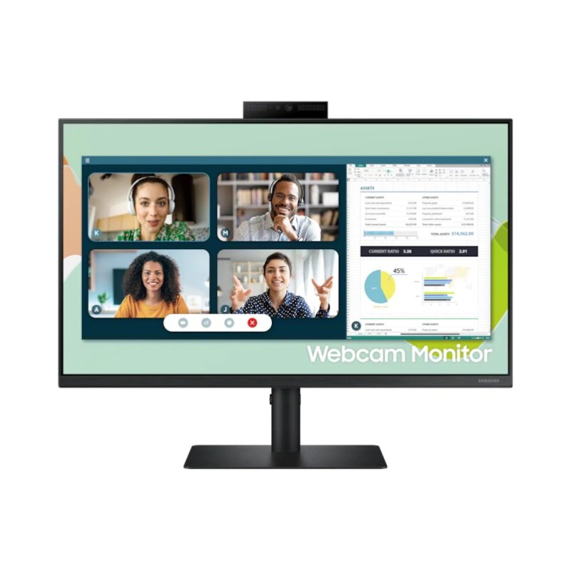 Samsung S24A400VEU 60,9cm (24) FHD Office-Monitor IPS HDMI/DP/VGA 5ms HV/Pivot